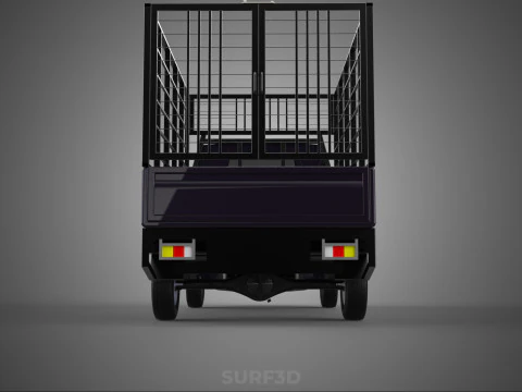 CAGE PICK UP FLAT DECK COLT DELICA L300 PICKUP TRUCK CARGO BED 3D Model