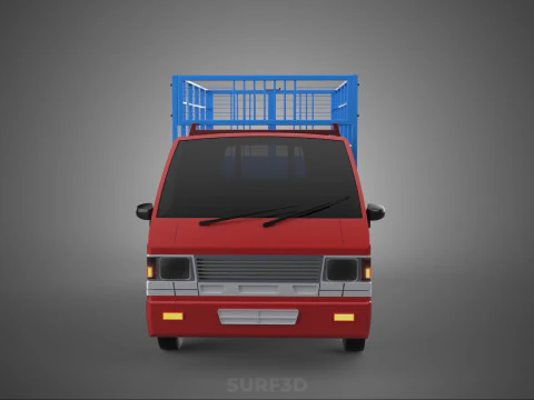 TRANSPORT CATTLE TRAILER RACK FENCE TRUCK PICKUP CARRY FLATBED 3D Model