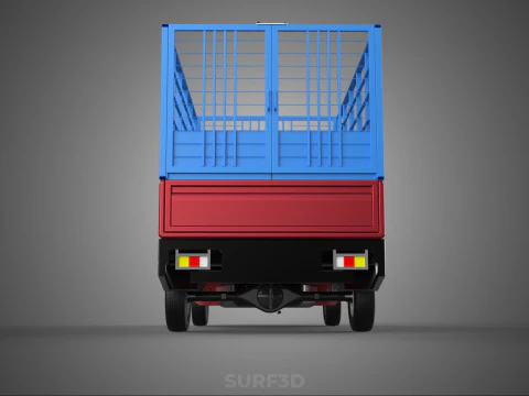 TRANSPORT CATTLE TRAILER RACK FENCE TRUCK PICKUP CARRY FLATBED 3D Model