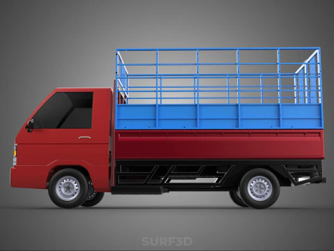 TRANSPORT CATTLE TRAILER RACK FENCE TRUCK PICKUP CARRY FLATBED 3D Model