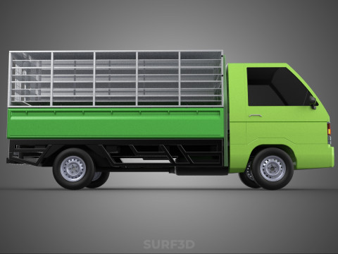 FOWL POULTRY BIRD CARRIER RACK FENCE CAGE TRUCK PICKUP CAR CARGO Model 3D