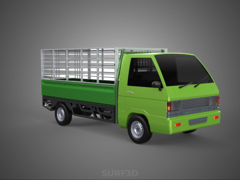 FOWL POULTRY BIRD CARRIER RACK FENCE CAGE TRUCK PICKUP CAR CARGO Model 3D