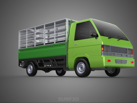 FOWL POULTRY BIRD CARRIER RACK FENCE CAGE TRUCK PICKUP CAR CARGO Model 3D