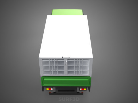 FOWL POULTRY BIRD CARRIER RACK FENCE CAGE TRUCK PICKUP CAR CARGO Model 3D