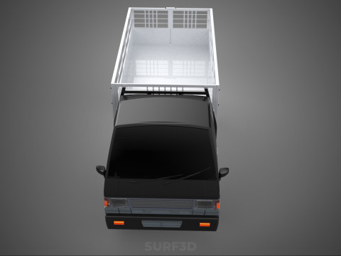 BAKKIE UTE PICKUP CAGE FLAT DECK COLT DELICA L 300 TRUCK CARGO 3D मॉडल
