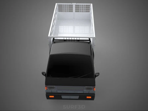 BAKKIE UTE PICKUP CAGE FLAT DECK COLT DELICA L 300 TRUCK CARGO 3D Model