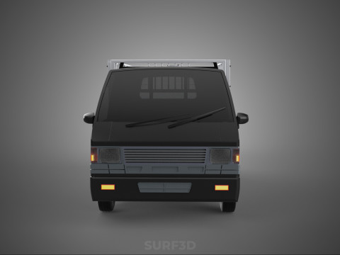 BAKKIE UTE PICKUP CAGE FLAT DECK COLT DELICA L 300 TRUCK CARGO 3D मॉडल