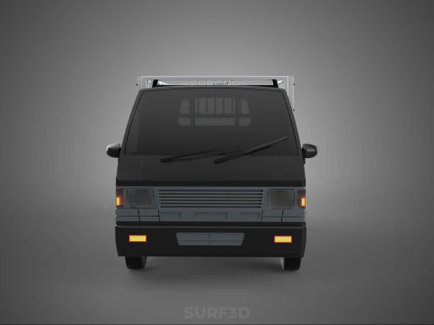 BAKKIE UTE PICKUP CAGE FLAT DECK COLT DELICA L 300 TRUCK CARGO 3D Model
