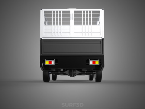 BAKKIE UTE PICKUP CAGE FLAT DECK COLT DELICA L 300 TRUCK CARGO 3D मॉडल
