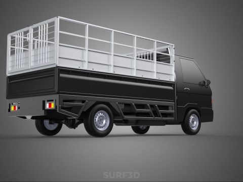 BAKKIE UTE PICKUP CAGE FLAT DECK COLT DELICA L 300 TRUCK CARGO 3D मॉडल