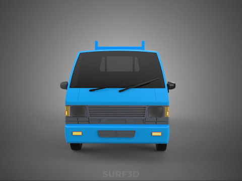 3 WAY WIDE DECK DROP SIDE LOAD BED BODY GATE DOOR PICKUP TRUCK 3Dモデル