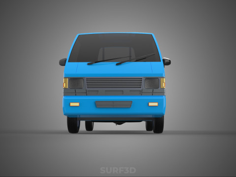 3 WAY WIDE DECK DROP SIDE LOAD BED BODY GATE DOOR PICKUP TRUCK 3Dモデル