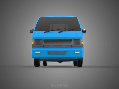 3 WAY WIDE DECK DROP SIDE LOAD BED BODY GATE DOOR PICKUP TRUCK 3D Model