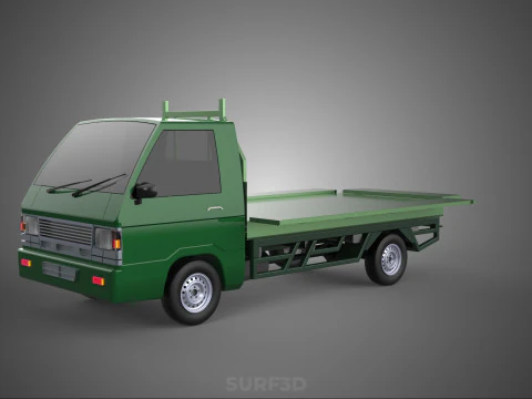 PONTE MILITARE DEL LETTO PIANO TATTICO DELL'ESERCITO DEL VEICOLO DELL'AUTOMOBILE DEL PICKUP MILITARE Modello 3D