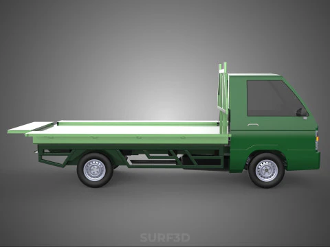 PONTE MILITARE DEL LETTO PIANO TATTICO DELL'ESERCITO DEL VEICOLO DELL'AUTOMOBILE DEL PICKUP MILITARE Modello 3D