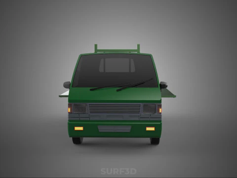 PONTE MILITARE DEL LETTO PIANO TATTICO DELL'ESERCITO DEL VEICOLO DELL'AUTOMOBILE DEL PICKUP MILITARE Modello 3D