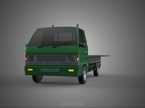 PONTE MILITARE DEL LETTO PIANO TATTICO DELL'ESERCITO DEL VEICOLO DELL'AUTOMOBILE DEL PICKUP MILITARE Modello 3D