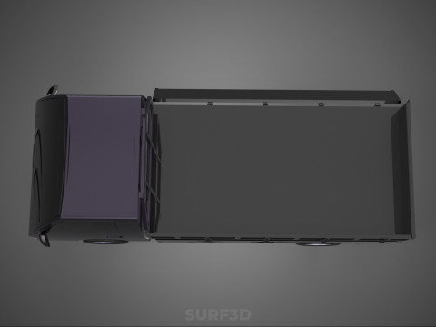 FLAT DECK BED DROP SIDE LOAD BODY GATE DOOR PICKUP TRUCK CAR BOX Modèle 3D