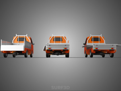 ALL MODE DROP SIDE BED BODY GATE DOOR PICKUP TRUCK WIDE DECK CAR 3D Model