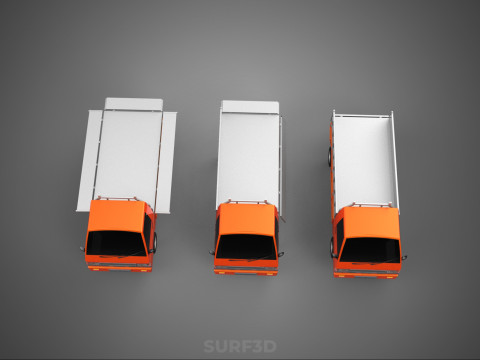 ALL MODE DROP SIDE BED BODY GATE DOOR PICKUP TRUCK WIDE DECK CAR 3D Model