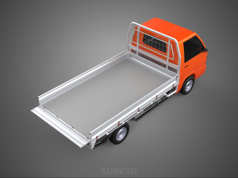 TAILGATE DROP SIDE LOAD BED BODY TAIL GATE DOOR PICKUP TRUCK CAR 3Dモデル