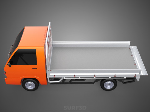 TAILGATE DROP SIDE LOAD BED BODY TAIL GATE DOOR PICKUP TRUCK CAR 3Dモデル