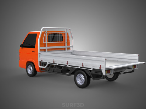 TAILGATE DROP SIDE LOAD BED BODY TAIL GATE DOOR PICKUP TRUCK CAR 3Dモデル