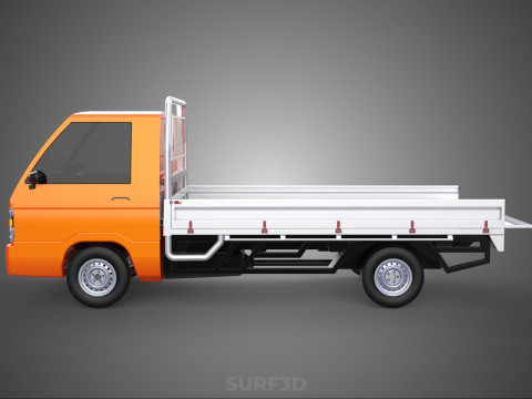 TAILGATE DROP SIDE LOAD BED BODY TAIL GATE DOOR PICKUP TRUCK CAR 3Dモデル