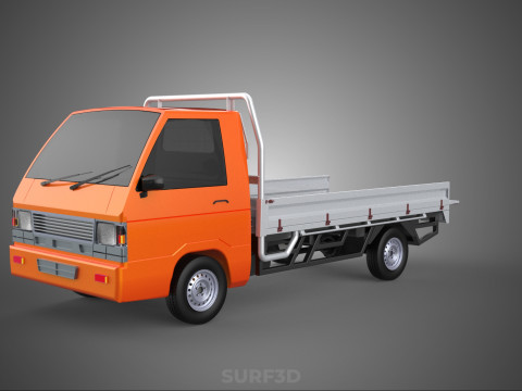 TAILGATE DROP SIDE LOAD BED BODY TAIL GATE DOOR PICKUP TRUCK CAR 3Dモデル
