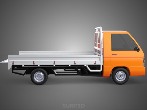 TAILGATE DROP SIDE LOAD BED BODY TAIL GATE DOOR PICKUP TRUCK CAR 3Dモデル
