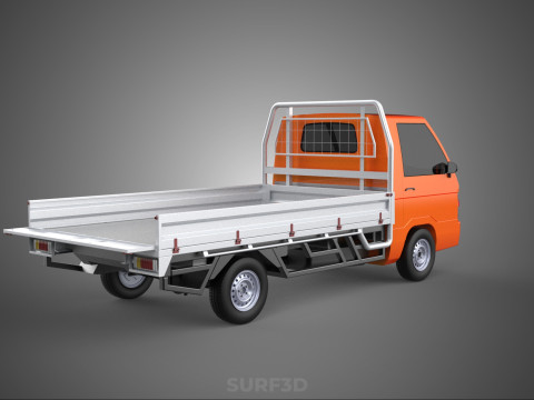 TAILGATE DROP SIDE LOAD BED BODY TAIL GATE DOOR PICKUP TRUCK CAR 3Dモデル