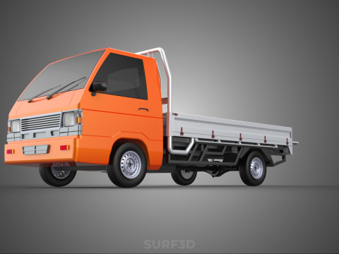 TAILGATE DROP SIDE LOAD BED BODY TAIL GATE DOOR PICKUP TRUCK CAR 3Dモデル