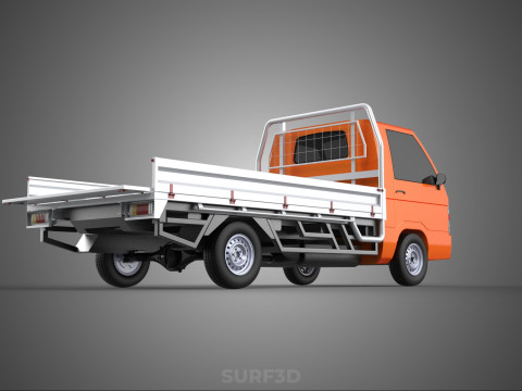 TAILGATE DROP SIDE LOAD BED BODY TAIL GATE DOOR PICKUP TRUCK CAR 3Dモデル