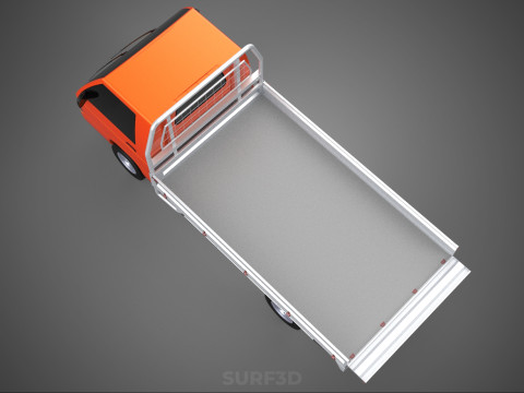 TAILGATE DROP SIDE LOAD BED BODY TAIL GATE DOOR PICKUP TRUCK CAR 3Dモデル