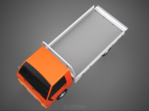 TAILGATE DROP SIDE LOAD BED BODY TAIL GATE DOOR PICKUP TRUCK CAR 3Dモデル