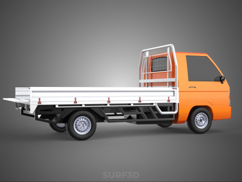 TAILGATE DROP SIDE LOAD BED BODY TAIL GATE DOOR PICKUP TRUCK CAR 3Dモデル