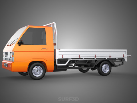 TAILGATE DROP SIDE LOAD BED BODY TAIL GATE DOOR PICKUP TRUCK CAR 3Dモデル