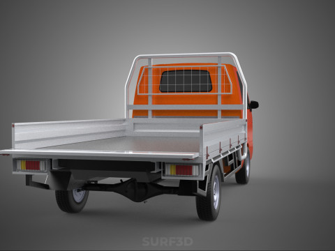 TAILGATE DROP SIDE LOAD BED BODY TAIL GATE DOOR PICKUP TRUCK CAR 3Dモデル
