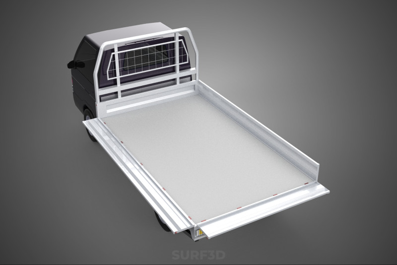 DROP SIDE TAILGATE LOAD BED BODY REAR GATE DOOR PICKUP TRUCK CAR 3D Model .c4d .max .obj .3ds .fbx .stl .blend 