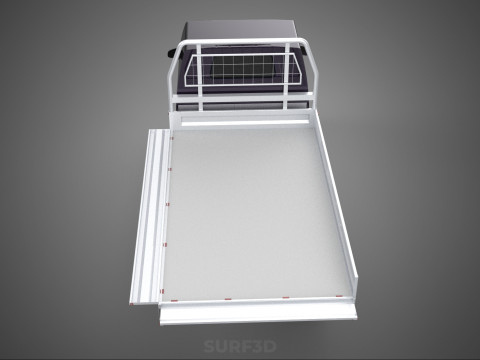 DROP SIDE TAILGATE LOAD BED BODY REAR GATE DOOR PICKUP TRUCK CAR 3D Model