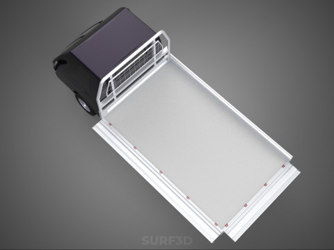 DROP SIDE TAILGATE LOAD BED BODY REAR GATE DOOR PICKUP TRUCK CAR 3D Model