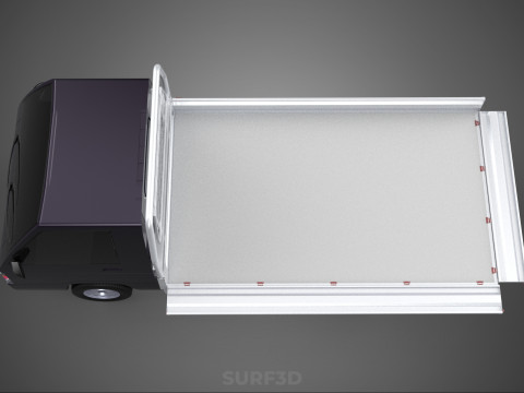 DROP SIDE TAILGATE LOAD BED BODY REAR GATE DOOR PICKUP TRUCK CAR 3D Model