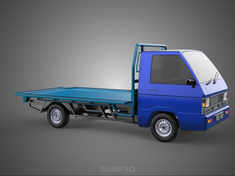 BAKKIE UTE 3 WAY WIDE DECK DROP SIDE LOAD BED PICKUP TRUCK BODY Modèle 3D