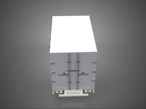 MITSUBISHI COLT L300 BOX TRUCK PICKUP CARGO FREIGHT CUBE VAN CAR 3D 模型