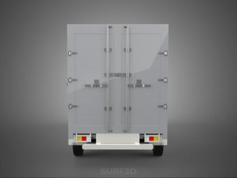 MITSUBISHI COLT L300 BOX TRUCK PICKUP CARGO FREIGHT CUBE VAN CAR 3D Model