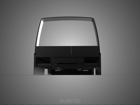 BED ONLY FLATBED TOW TRUCK CAR CARRIER PARKED RECOVERY SERVICE 3D Model