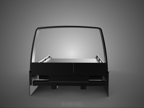 BED ONLY FLATBED TOW TRUCK CAR CARRIER PARKED RECOVERY SERVICE 3D Model