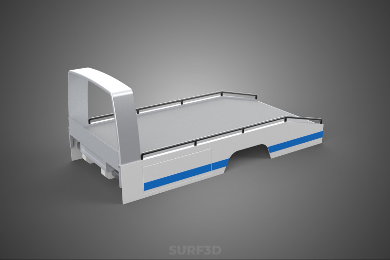 BODY BED ONLY FLATBED TOW TRUCK TOWING TOWTRUCK PICK UP VEHICLE 3D 모델 .c4d .max .obj .3ds .fbx .stl .blend