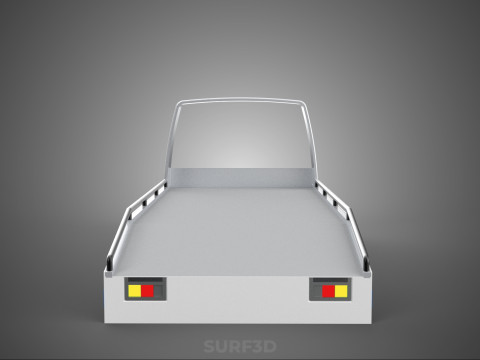 BODY BED ONLY FLATBED TOW TRUCK TOWING TOWTRUCK PICK UP VEHICLE 3D 모델