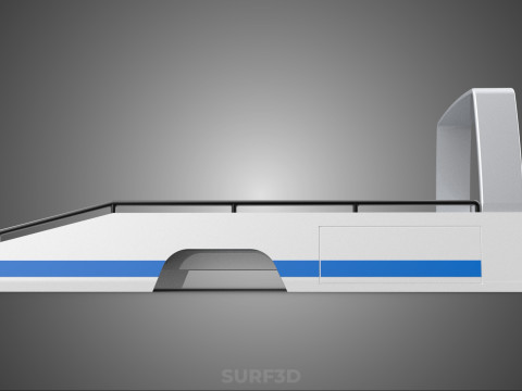 BODY BED ONLY FLATBED TOW TRUCK TOWING TOWTRUCK PICK UP VEHICLE 3D 모델